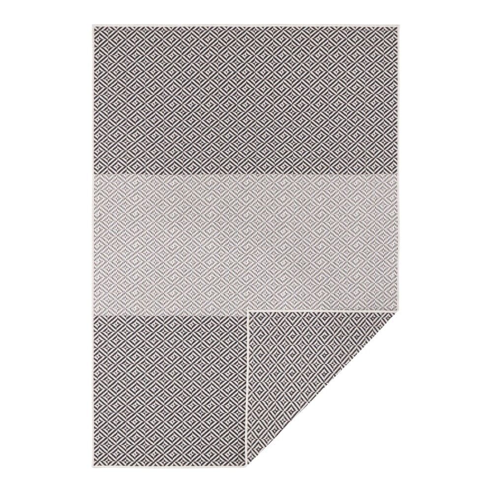 Čierno-biely obojstranný vonkajší koberec Bougari Maui, 160 x 230 cm - Bonami.sk