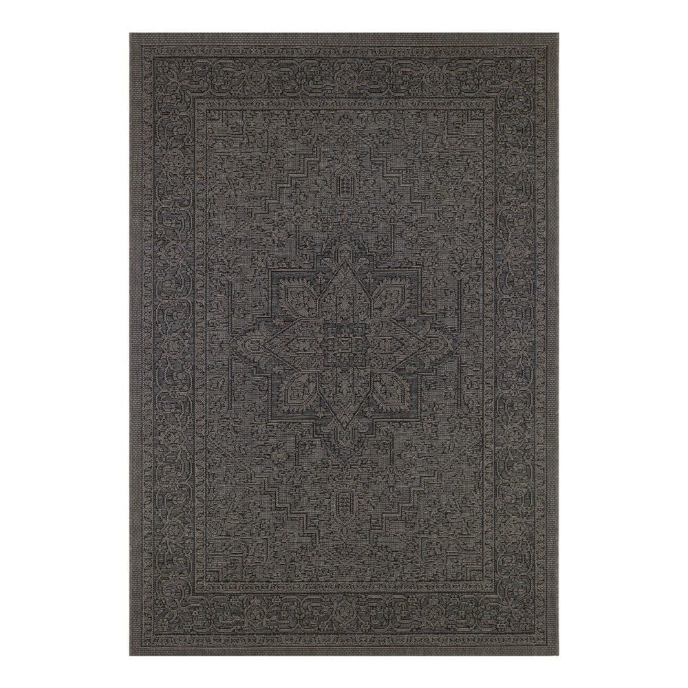 Čierno-béžový vonkajší koberec Bougari Anjara, 140 x 200 cm - Bonami.sk
