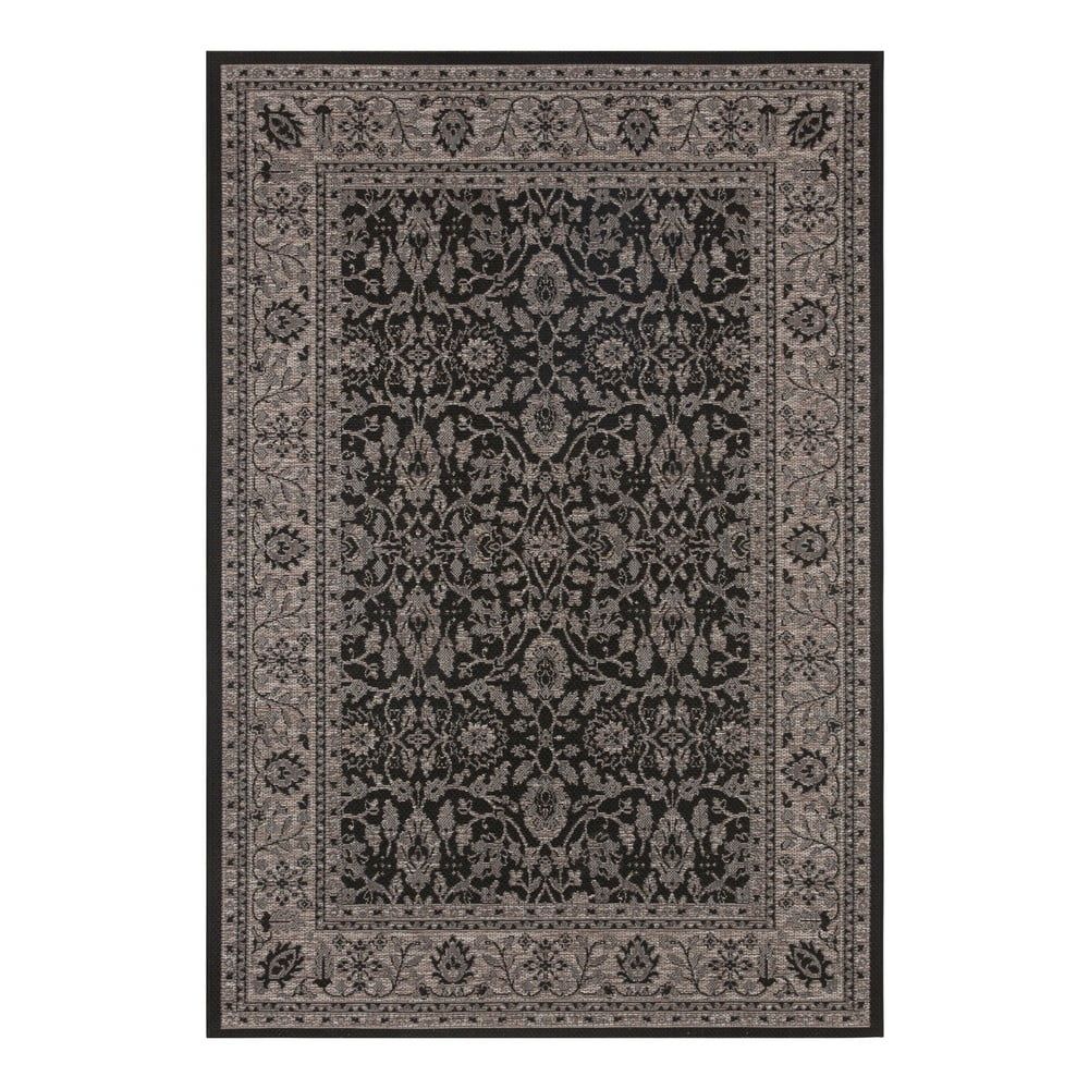Čierno-béžový vonkajší koberec Bougari Konya, 200 x 290 cm - Bonami.sk