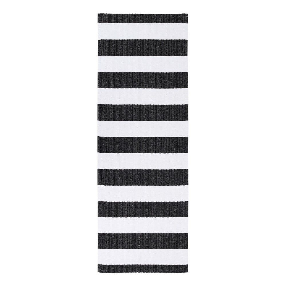 Čierno-biely koberec vhodný do exteriéru Narma Birkas, 70 × 100 cm - Bonami.sk