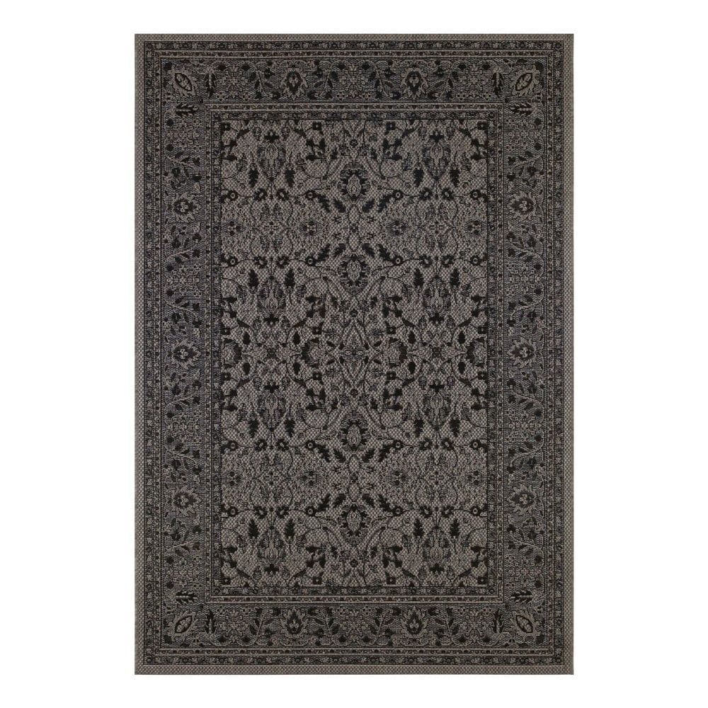 Čierno-fialový vonkajší koberec Bougari Konya, 140 x 200 cm - Bonami.sk
