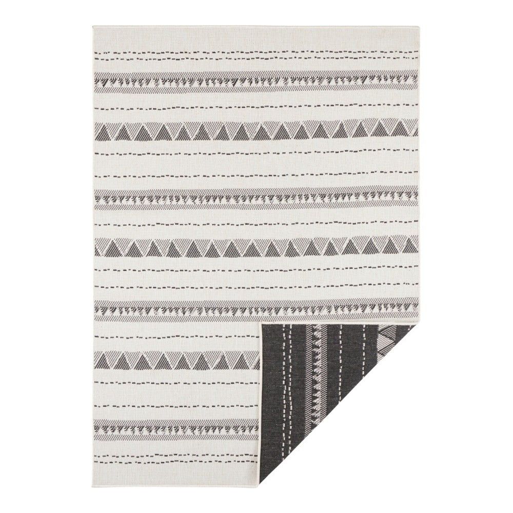 Čierno-krémový vonkajší koberec Bougari Bahamas, 120 x 170 cm - Bonami.sk