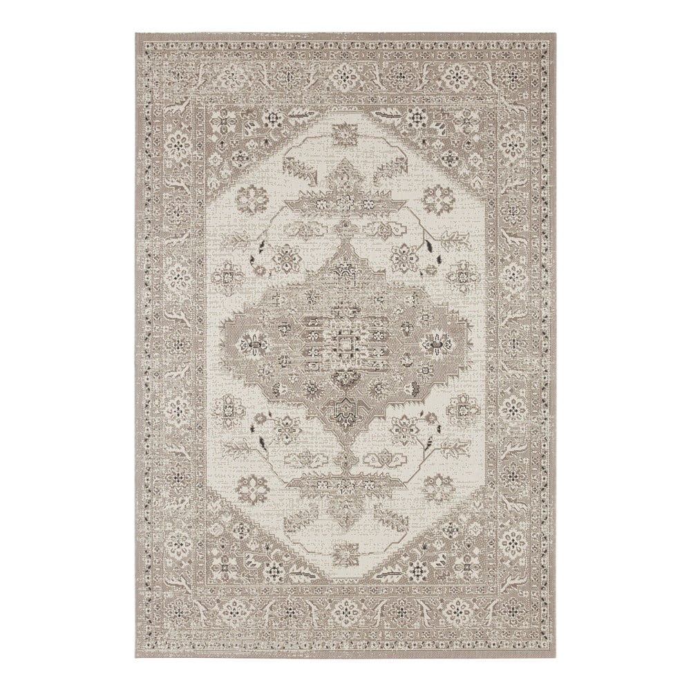 Hnedo-béžový vonkajší koberec Bougari Navarino, 80 x 150 cm - Bonami.sk