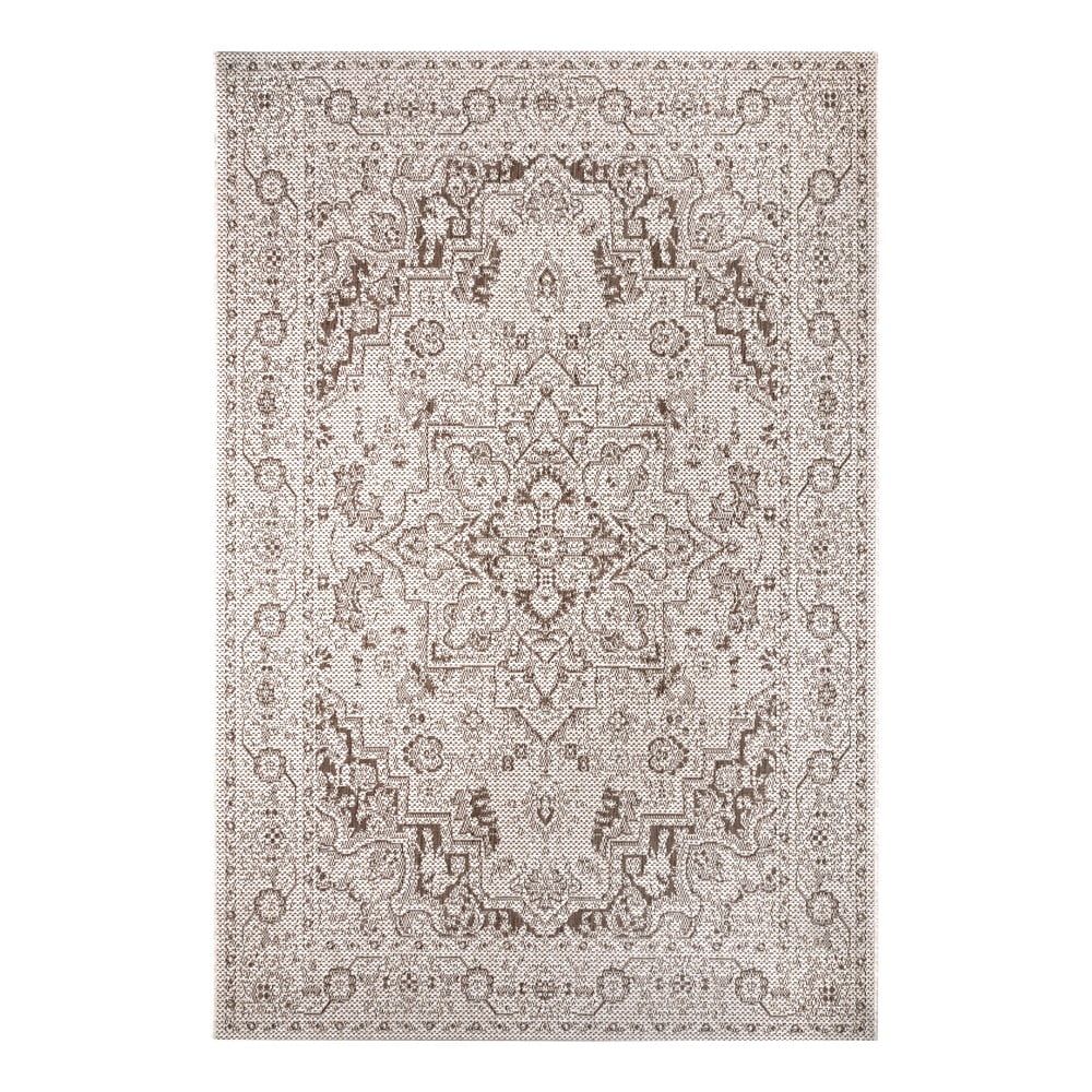 Čierno-béžový vonkajší koberec Ragami Vienna, 80 x 150 cm - Bonami.sk