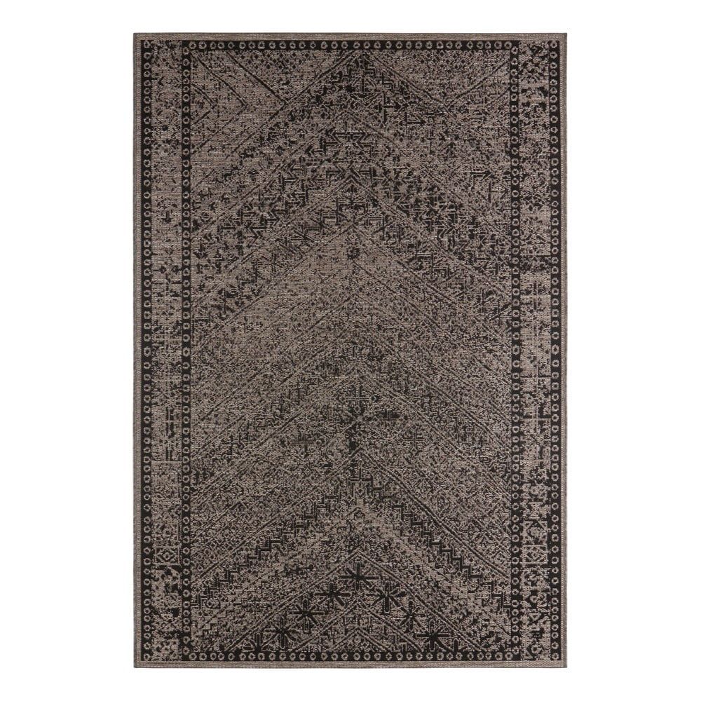 Hnedo-černý vonkajší koberec Bougari Mardin, 70 x 140 cm - Bonami.sk