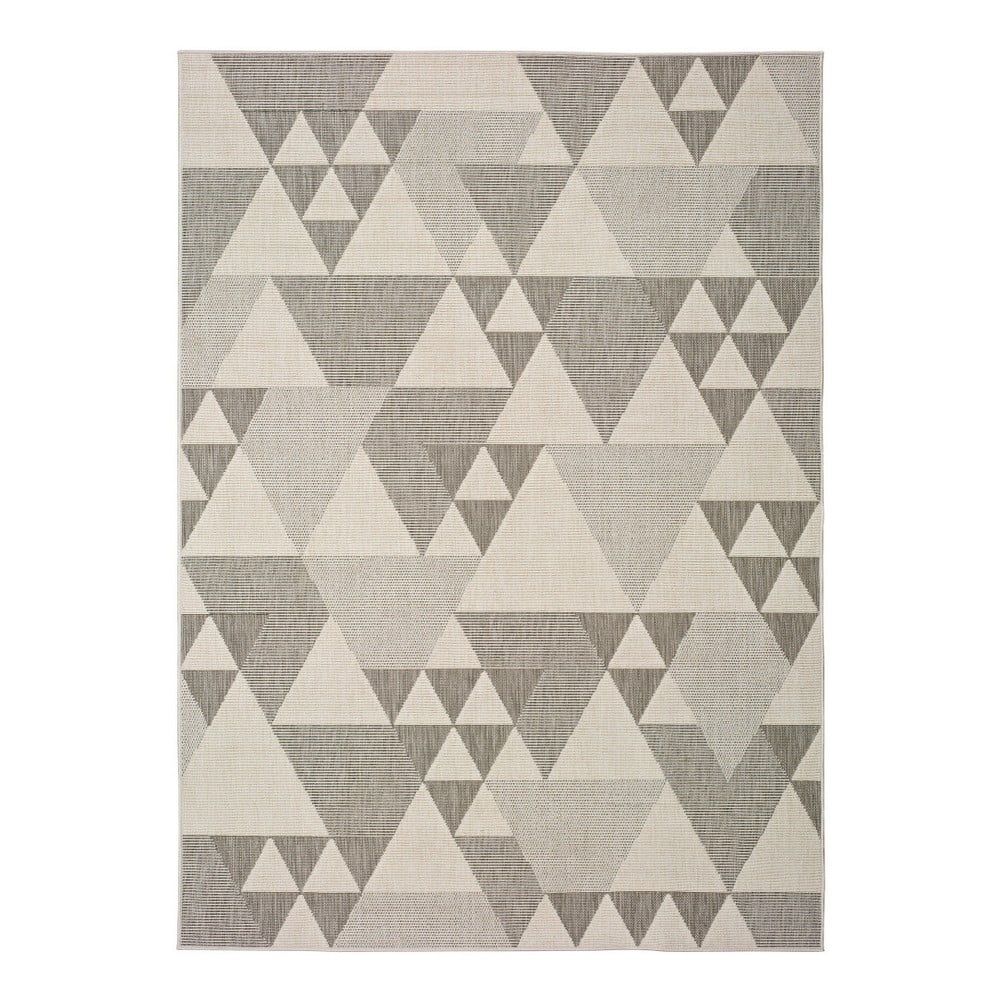 Béžový vonkajší koberec Universal Clhoe Triangles, 80 x 150 cm - Bonami.sk