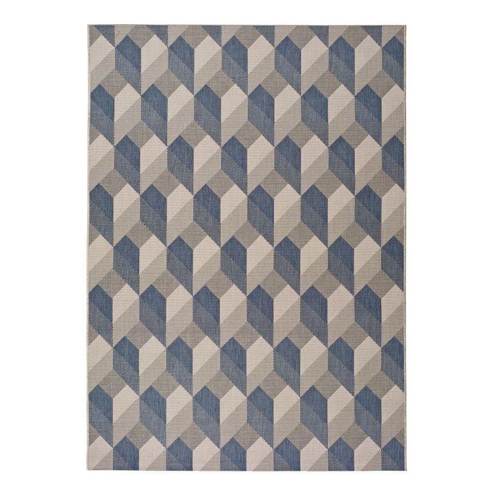 Béžovo-modrý vonkajší koberec Universal Silvana Miratta, 80 x 150 cm - Bonami.sk