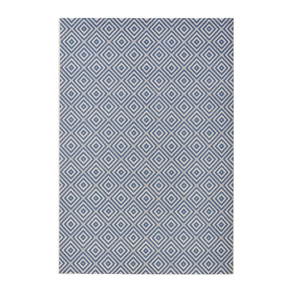 Modrý vonkajší koberec Bougari Karo, 160 × 230 cm - Bonami.sk