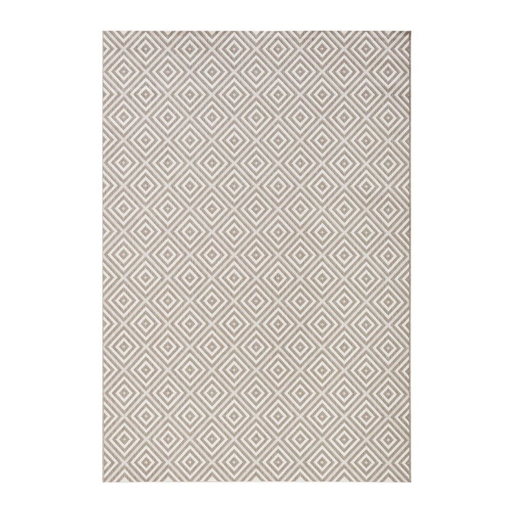 Sivý vonkajší koberec Bougari Karo, 200 × 290 cm - Bonami.sk