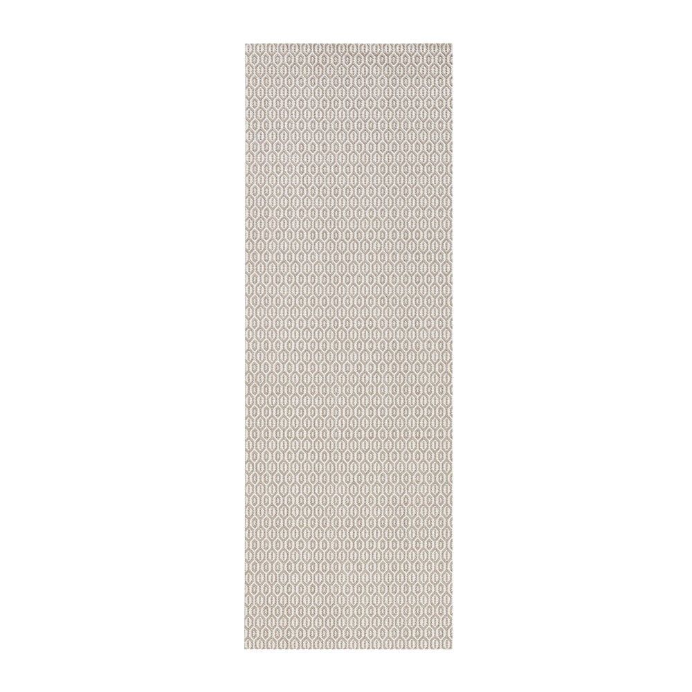 Sivý vonkajší koberec Bougari Coin, 80 x 200 cm - Bonami.sk
