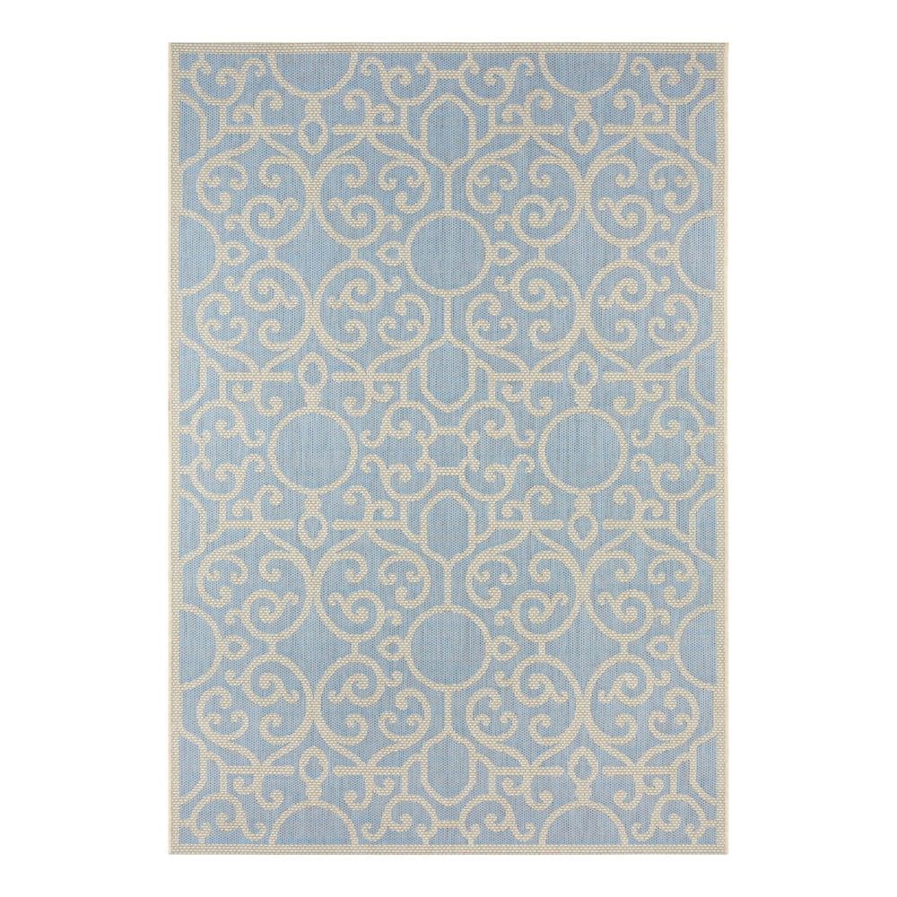 Modro-béžový vonkajší koberec Bougari Nebo, 140 x 200 cm - Bonami.sk