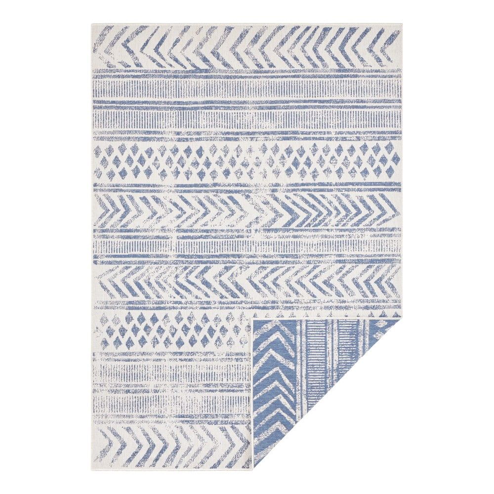 Modro-krémový vonkajší koberec Bougari Biri, 160 x 230 cm - Bonami.sk