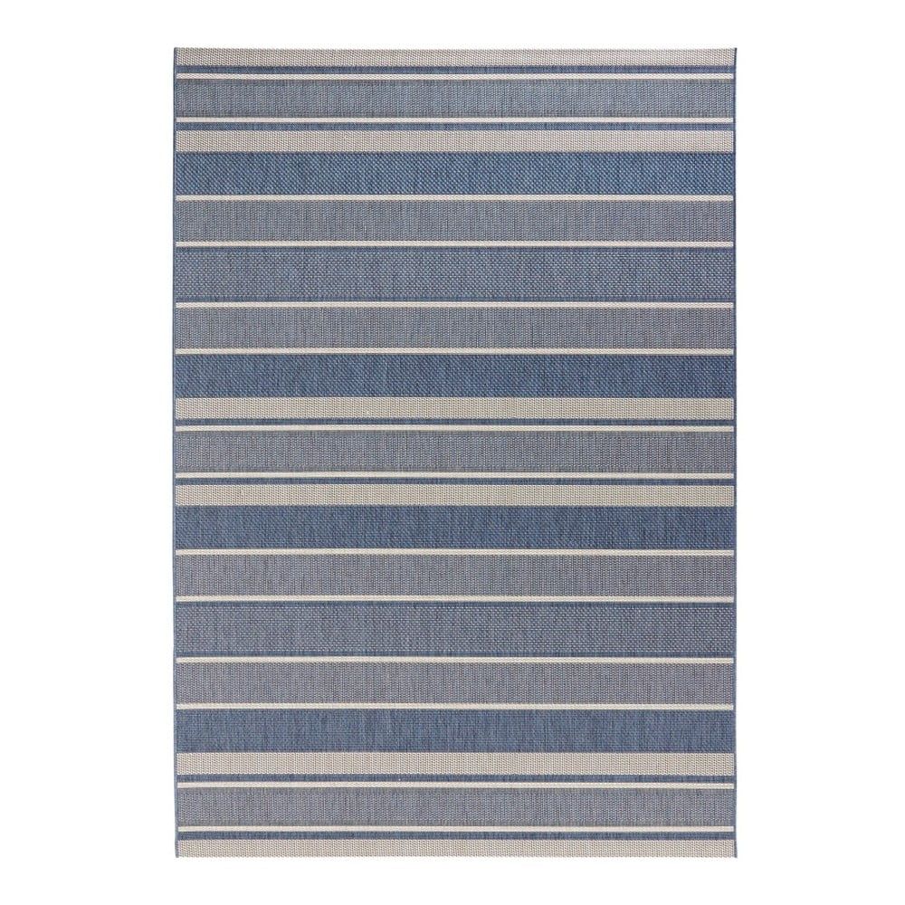Modrý vonkajší koberec Bougari Strap, 160 x 230 cm - Bonami.sk