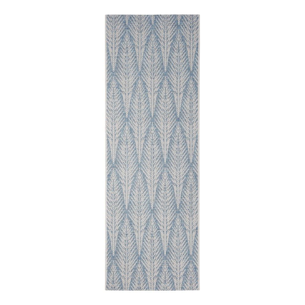 Sivomodrý vonkajší koberec Bougari Pella, 70 x 200 cm - Bonami.sk