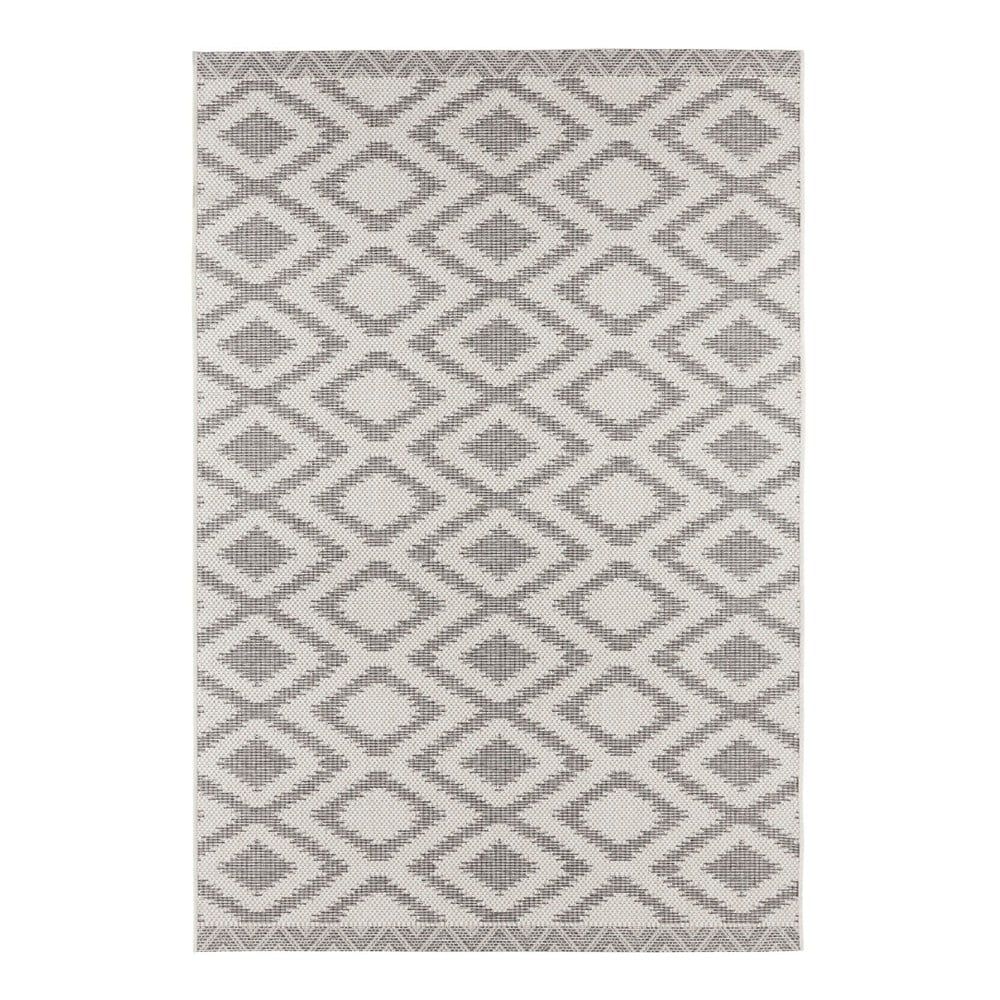 Sivo-krémový vonkajší koberec Bougari Isle, 70 x 140 cm - Bonami.sk
