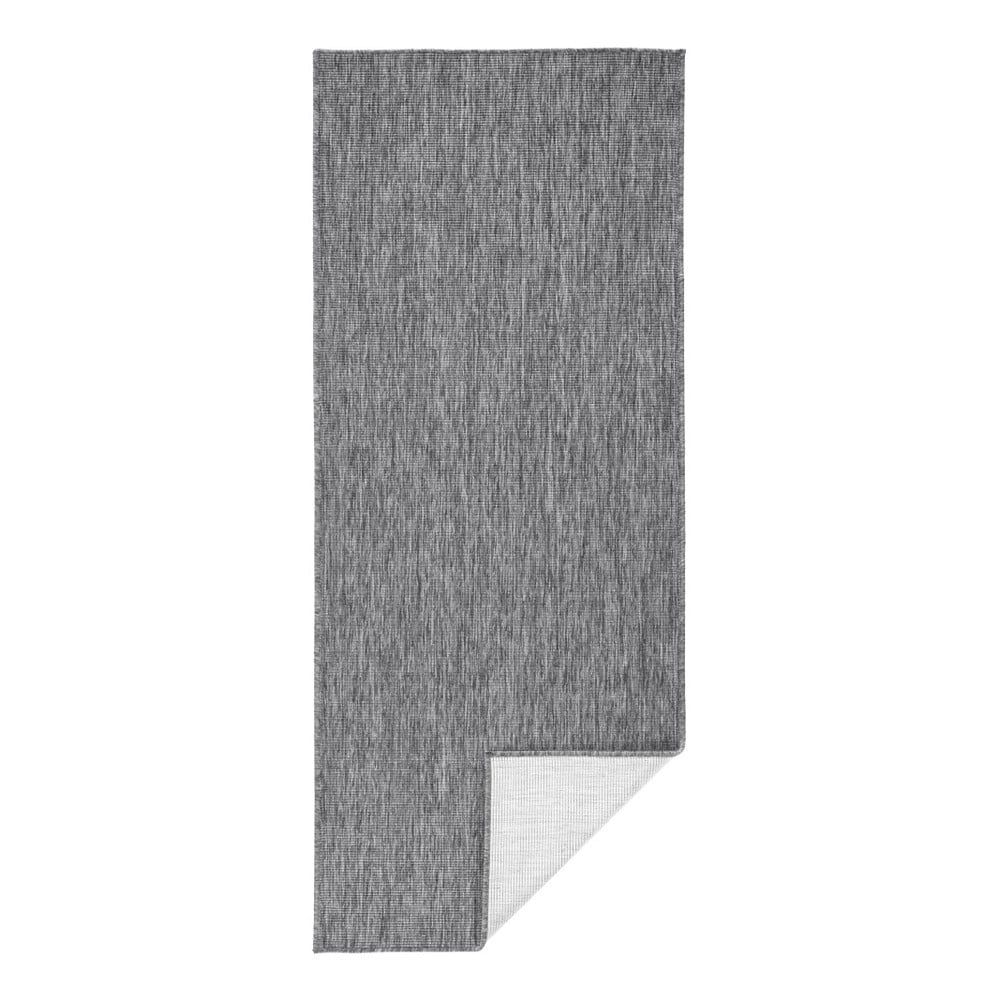 Sivý vonkajší koberec Bougari Miami, 80 x 250 cm - Bonami.sk