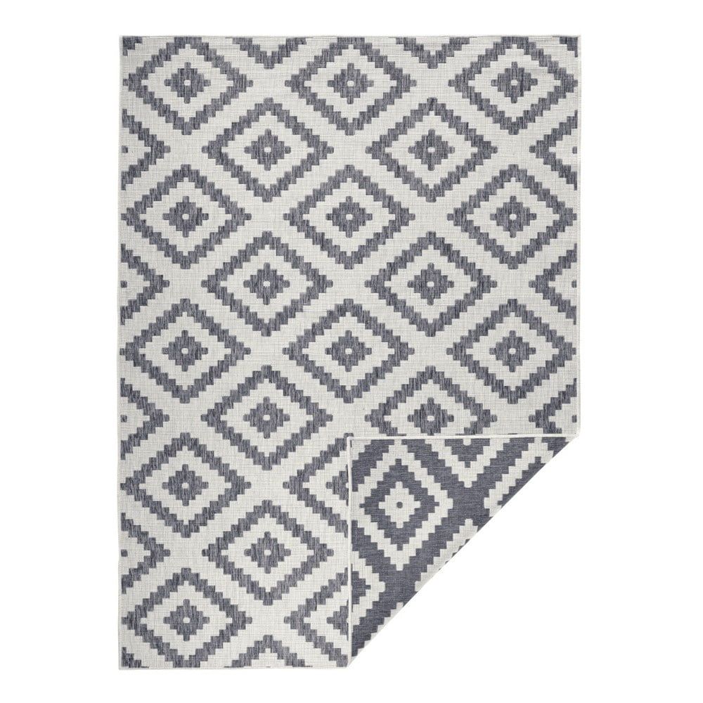 Sivý vonkajší koberec Bougari Malta, 80 x 150 cm - Bonami.sk