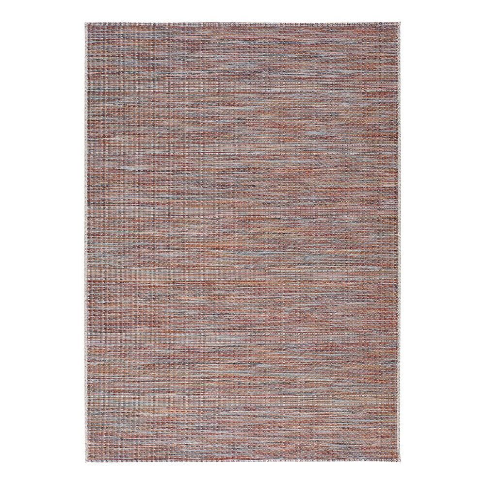 Tmavočervený vonkajší koberec Universal Bliss, 55 x 110 cm - Bonami.sk