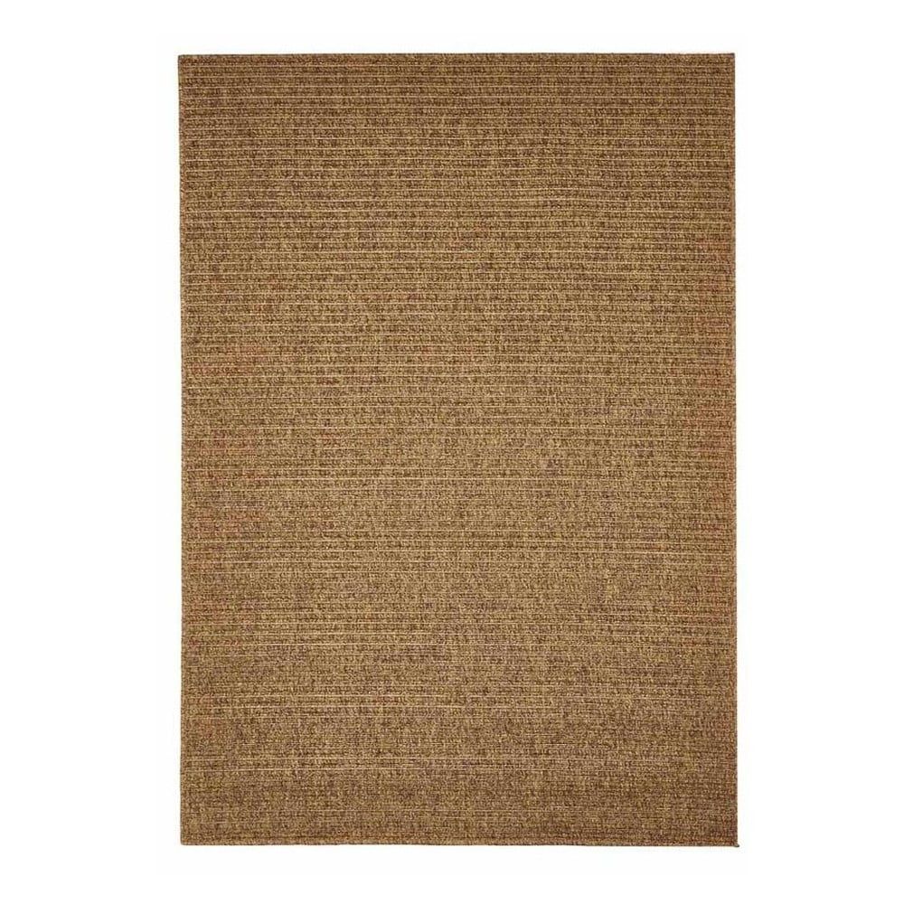 Hnedý vonkajší koberec Floorita Plain, 133 × 190 cm - Bonami.sk
