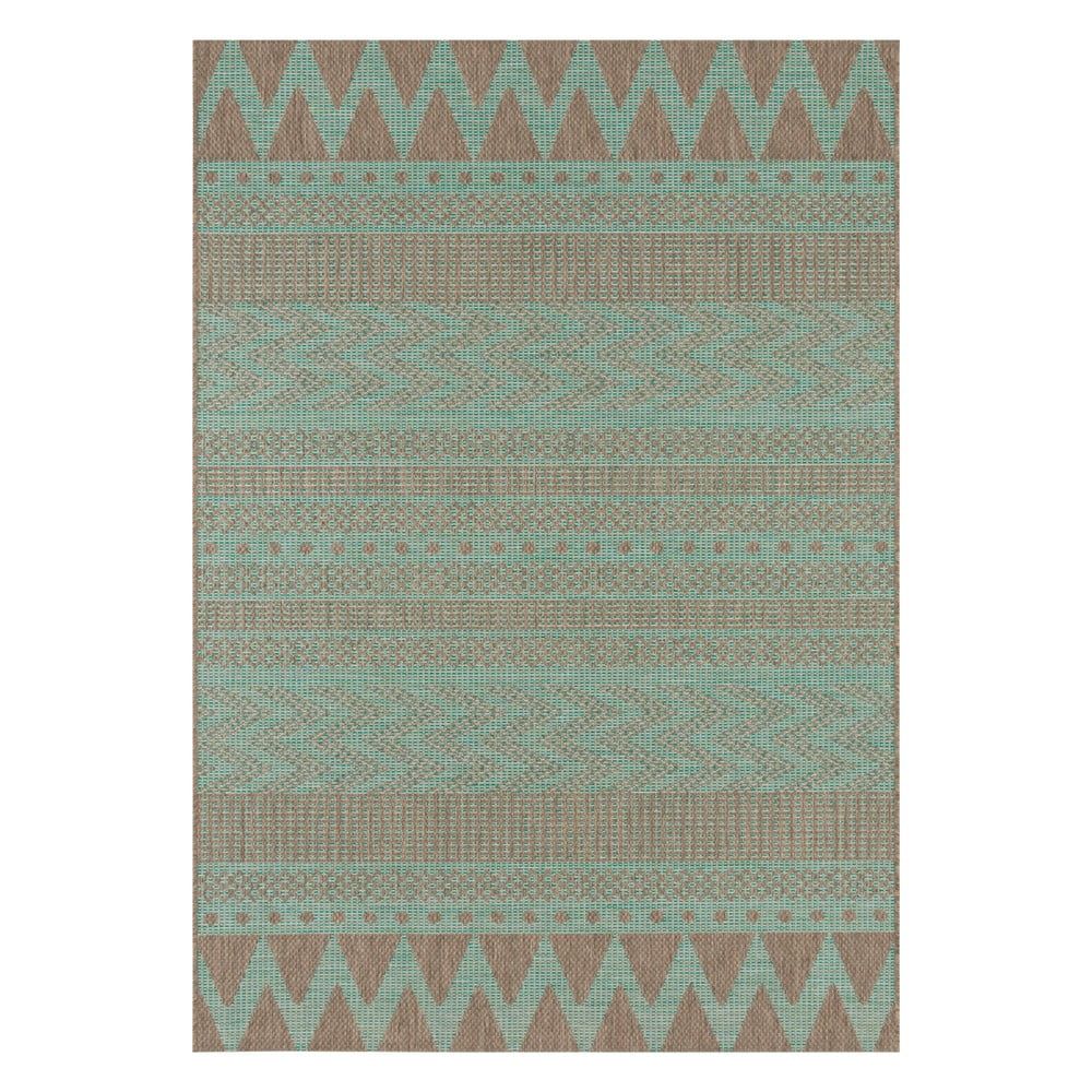 Zeleno-béžový vonkajší koberec Bougari Sidon, 70 x 140 cm - Bonami.sk