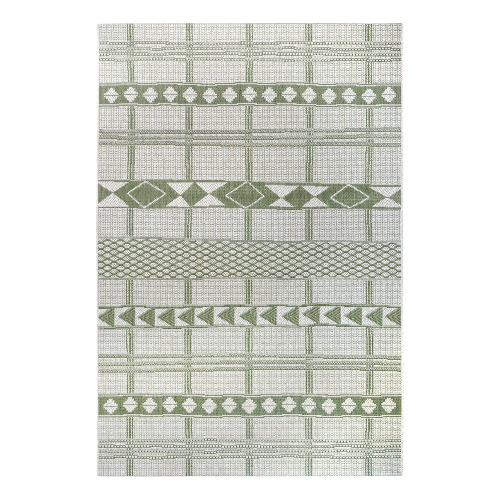 Zeleno-béžový vonkajší koberec Ragami Madrid, 80 x 150 cm - Bonami.sk
