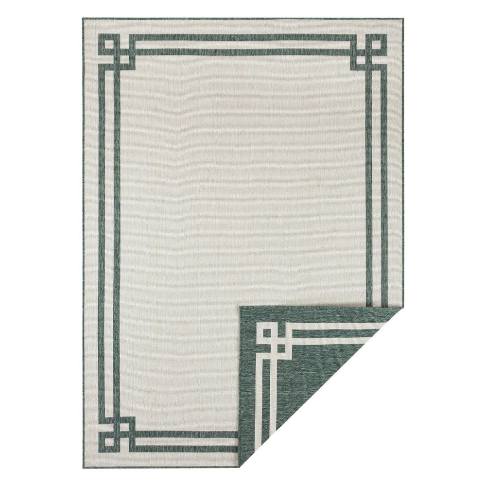 Zeleno-krémový vonkajší koberec Bougari Manito, 120 x 170 cm - Bonami.sk