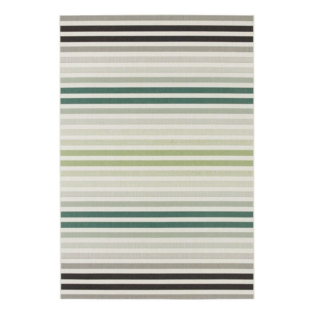 Zeleno-sivý vonkajší koberec Bougari Paros, 80 x 150 cm - Bonami.sk