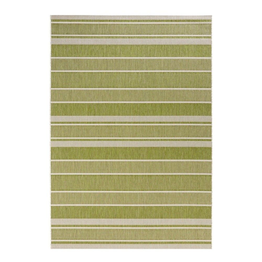 Zelený vonkajší koberec Bougari Strap, 160 x 230 cm - Bonami.sk