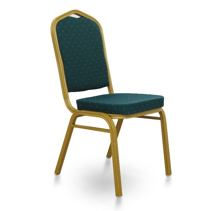 Konferenčná stolička Zina 2 New - zelená / zlatá - nabbi.sk