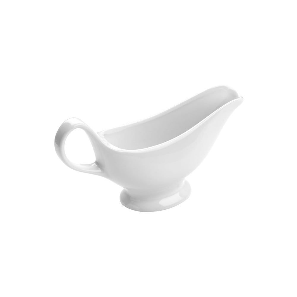 Biela porcelánová nádoba na omáčku Premier Housewares Gravy Boat - Bonami.sk