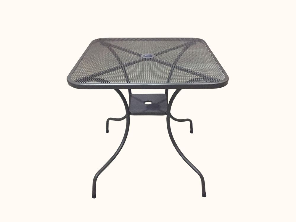 Záhradný kovový stôl ZWMT-60 - štvorec 60 x 60 cm - dekorhome.sk