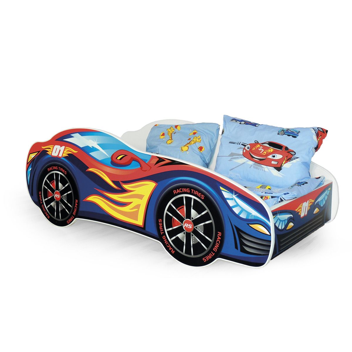 Detská posteľ s roštom a matracom Speed - kombinácia farieb - nabbi.sk