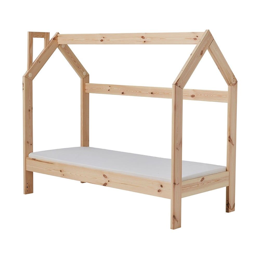 Detská drevená posteľ v tvare domčeka Pinio House, 166 × 141 cm - Bonami.sk