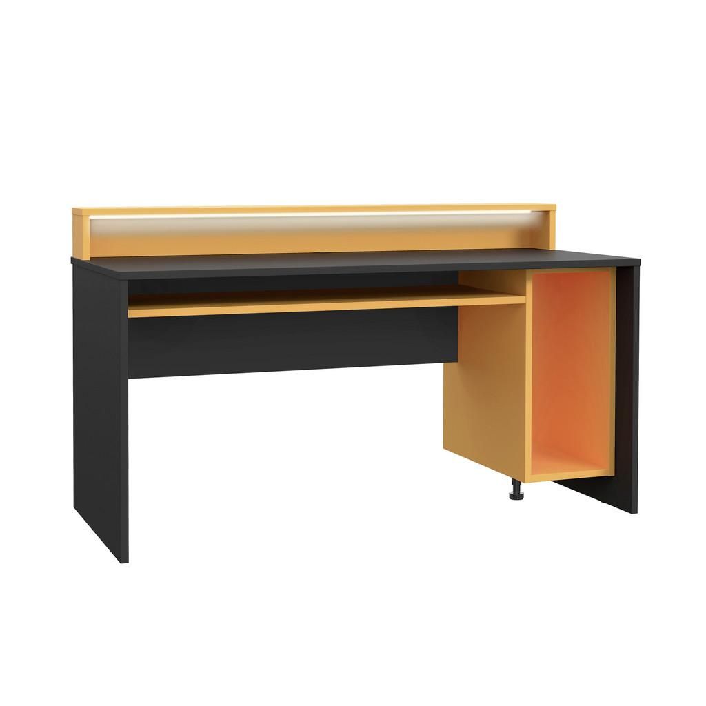 Herný Stôl Tezaur Oranžová/čierna Tezaur Š:160cm - Moebelix.sk