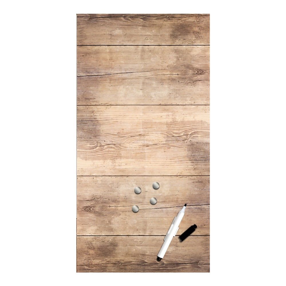 Magnetická tabuľa Styler Wood, 30 × 60 cm - Bonami.sk