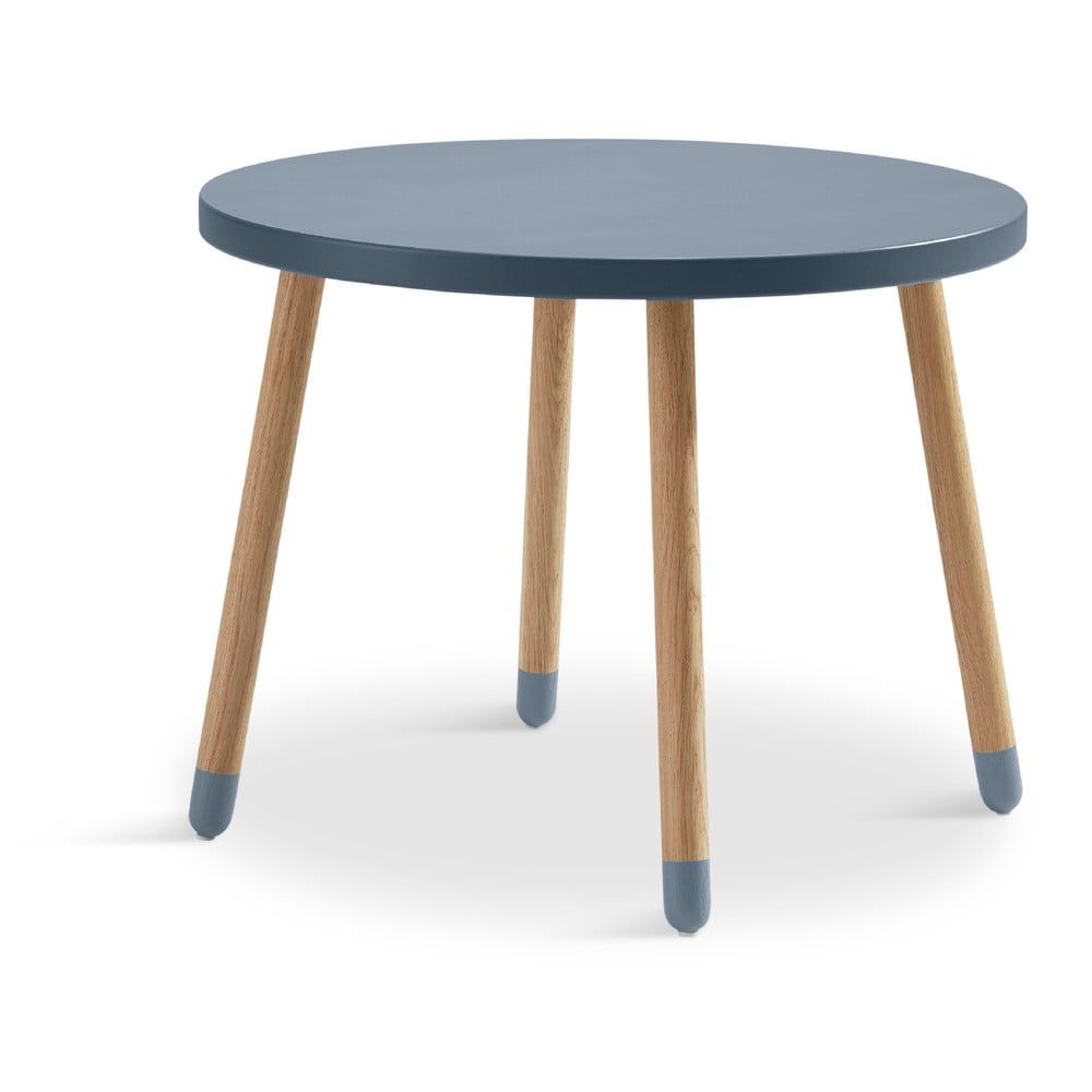 Modrý detský stolík Flexa Dots, ø 60 cm - Bonami.sk