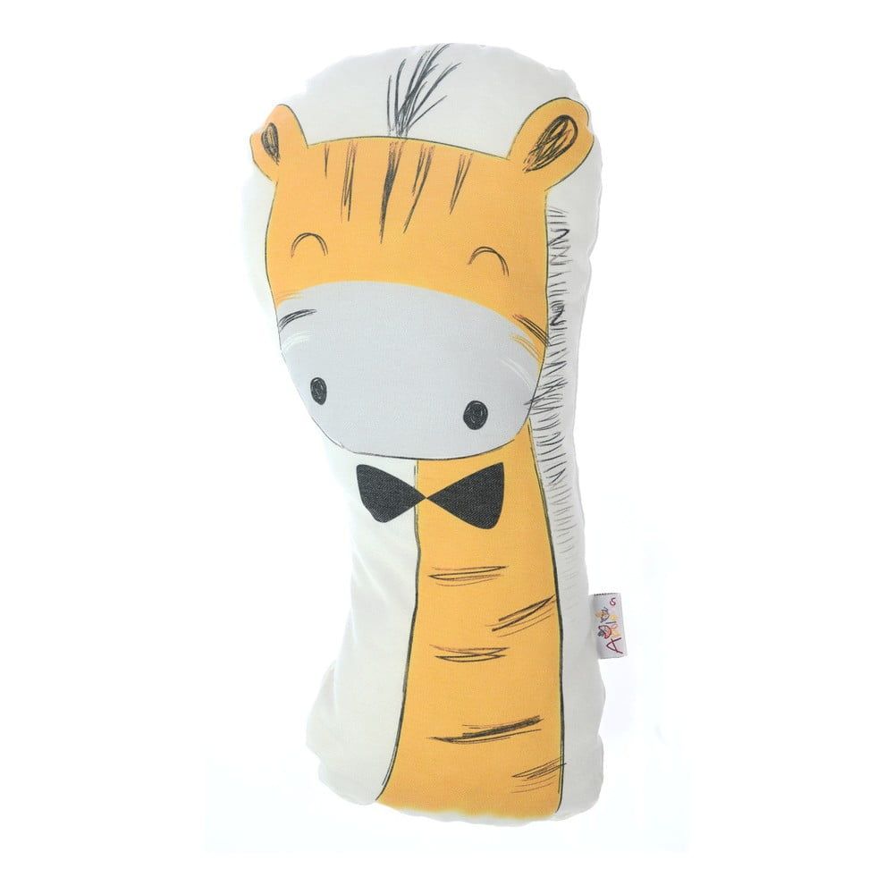 Detský vankúšik s prímesou bavlny Mike & Co. NEW YORK Pillow Toy Giraffe, 17 x 34 cm - Bonami.sk