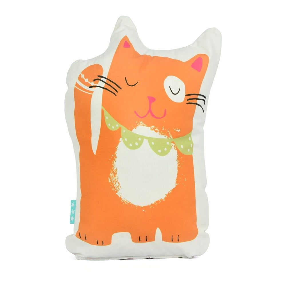 Bavlnený vankúšik Moshi Moshi Cat & Mouse, 40 × 30 cm - Bonami.sk