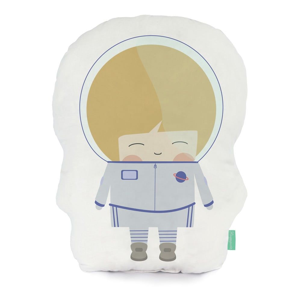Vankúšik z čistej bavlny Happynois Astronaut, 40 × 30 cm - Bonami.sk