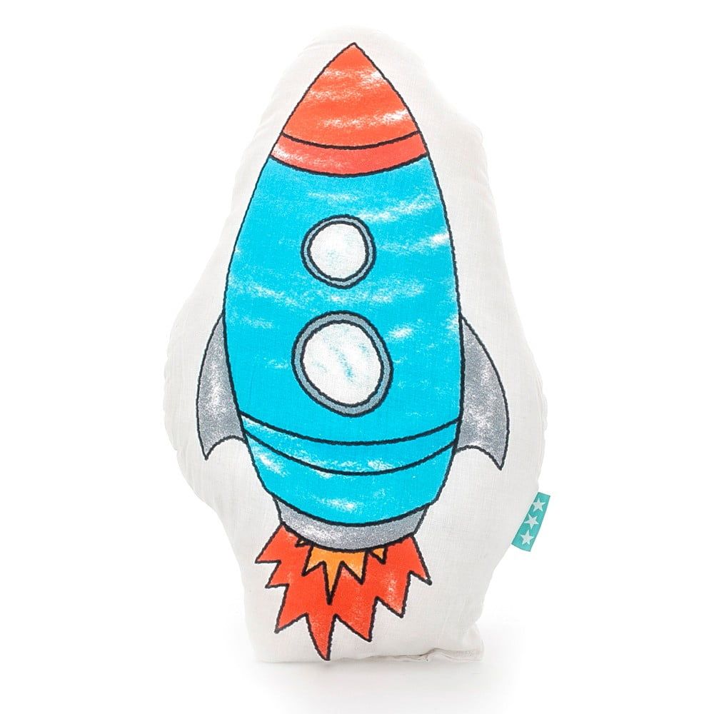 Bavlnený vankúšik Mr. Fox Space Rocket 40 × 30 cm - Bonami.sk