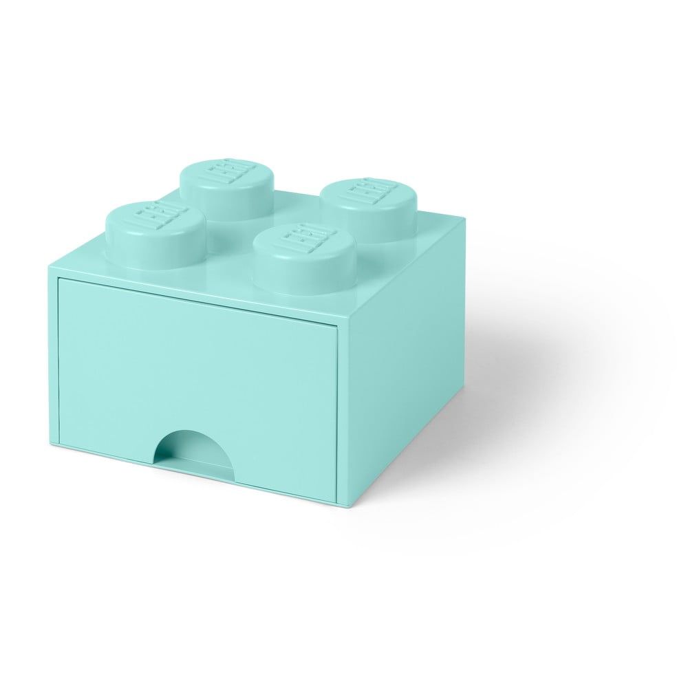 Mentolovozelený úložný box štvorec LEGO® - Bonami.sk