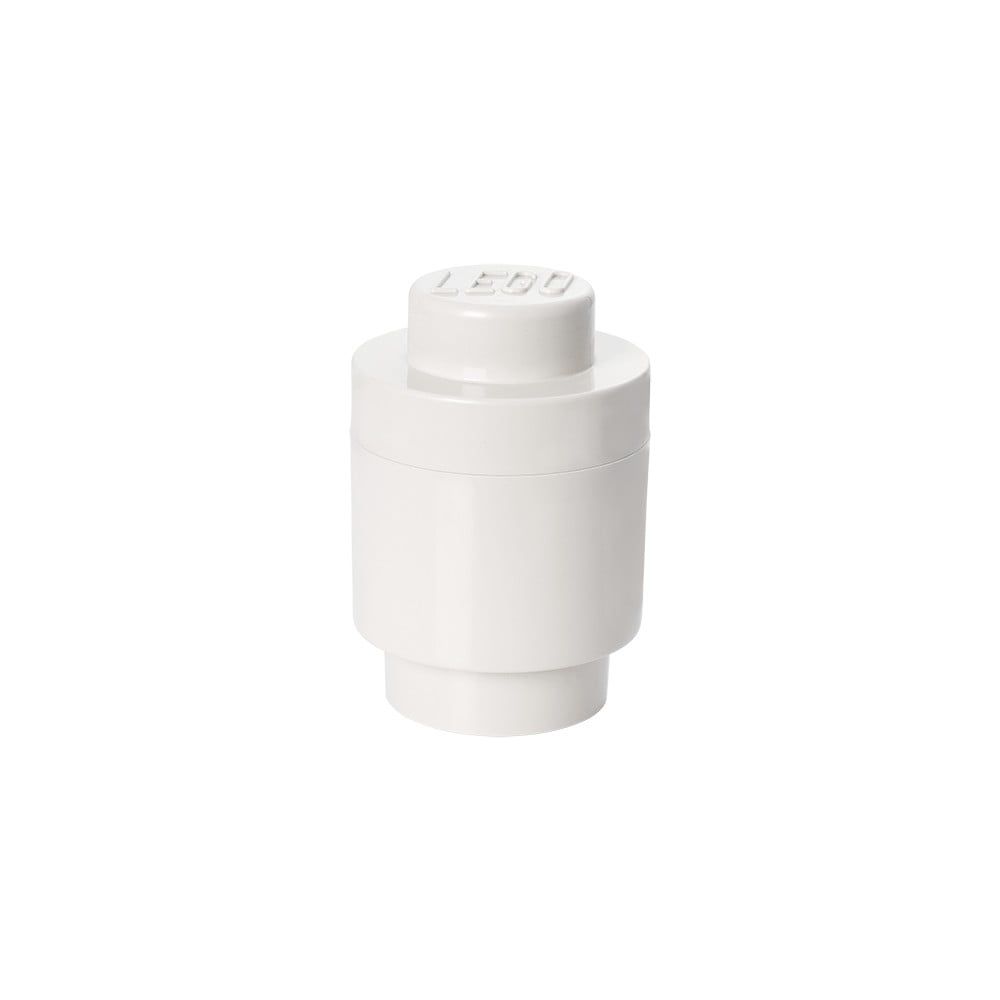 Biely úložný okrúhly box LEGO®, ⌀ 12,5 cm - Bonami.sk