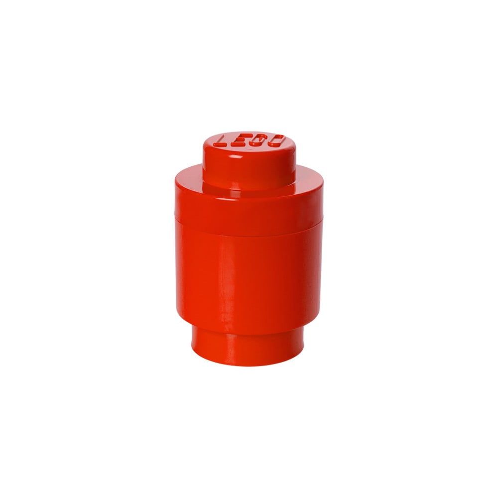 Červený úložný okrúhly box LEGO®, ⌀ 12,5 cm - Bonami.sk
