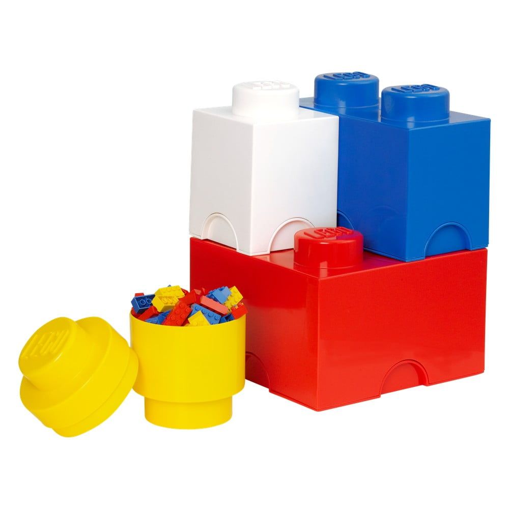 Sada 4 úložných boxov LEGO® - Bonami.sk