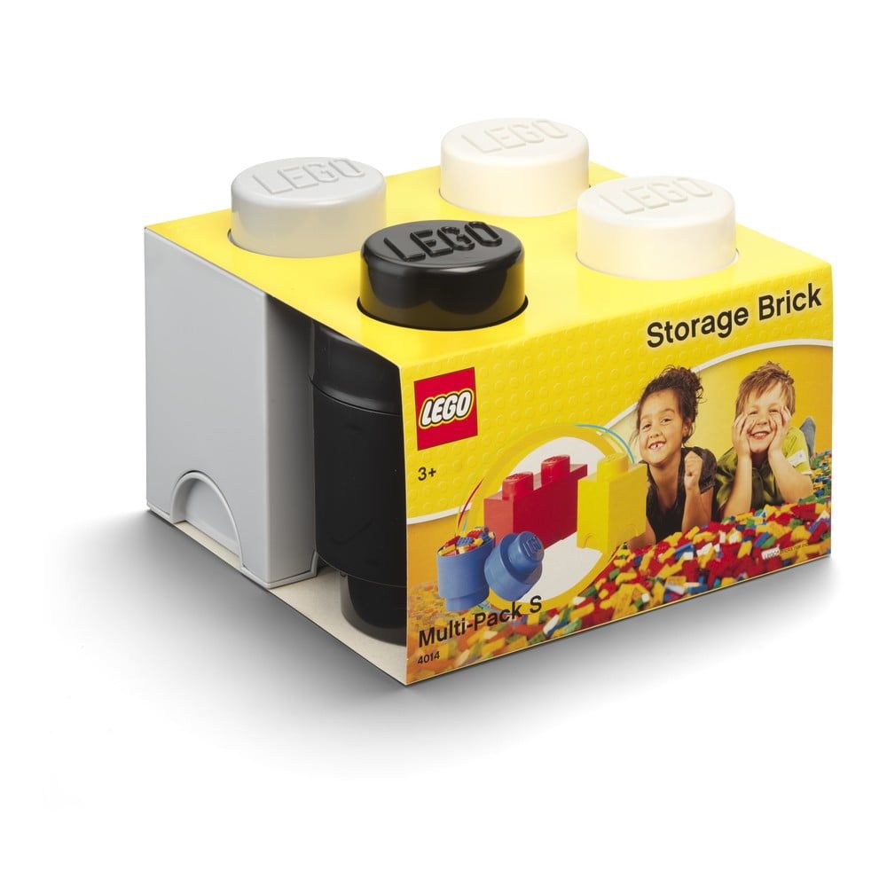 Set 3 ks plastových úložných škatúľ na LEGO®, 25 x 25,2 x 18,1 cm - Bonami.sk