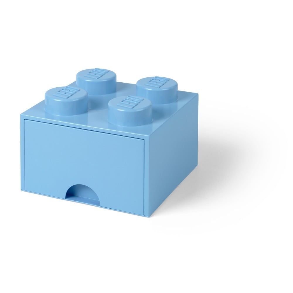 Svetlomodrý úložný box štvorec LEGO® - Bonami.sk