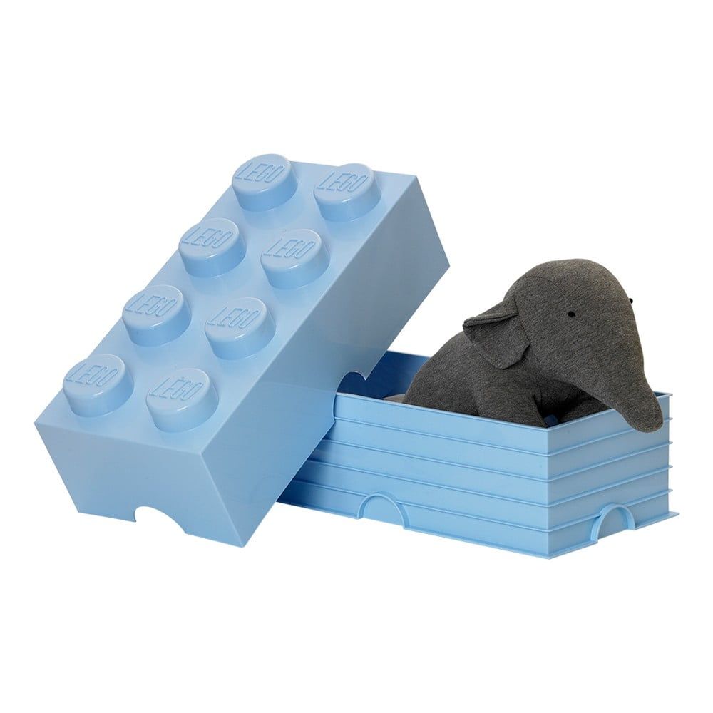 Svetlomodrý úložný box LEGO® - Bonami.sk