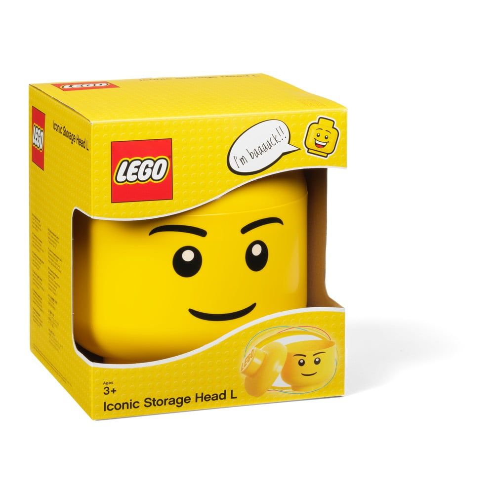 Úložný panáčik LEGO® Boy, ⌀ 16,3 cm - Bonami.sk