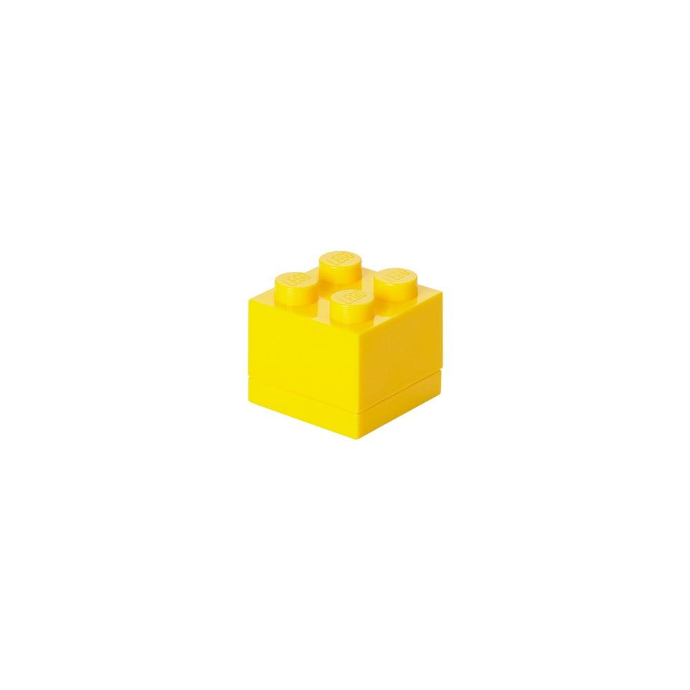Žltý úložný box LEGO® Mini Box - Bonami.sk