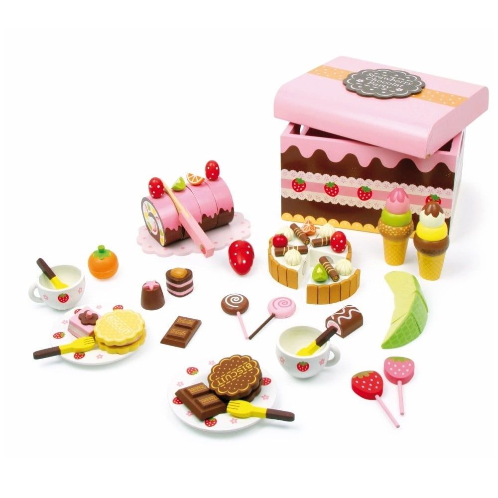 Drevený box plný sladkostí na hranie Legler Sweeties - Bonami.sk